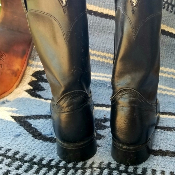 Mens ROPERS BLACK Laredo 10 EE - Picture 4 of 10